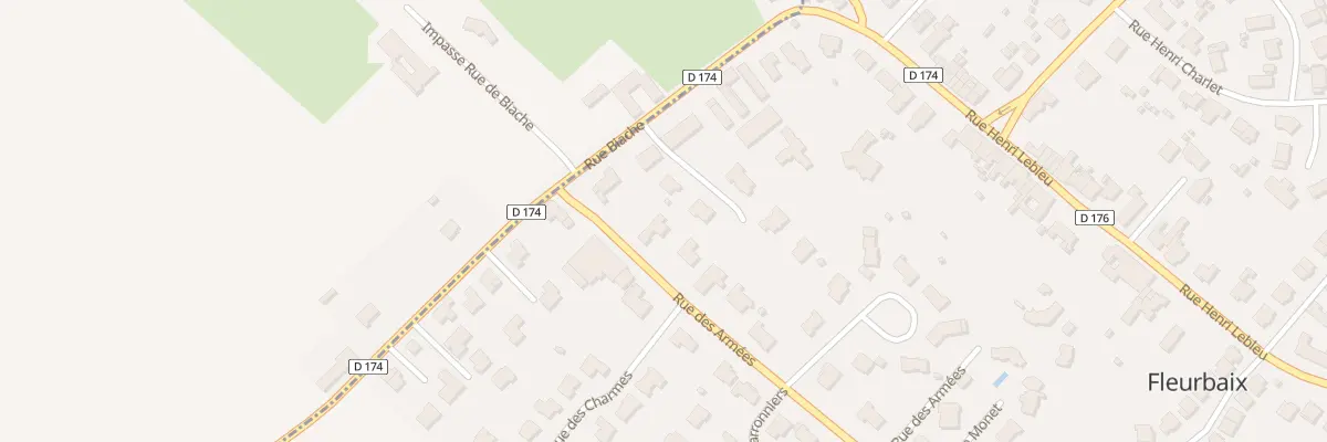 Plan du 52 Rue des Armées à Fleurbaix