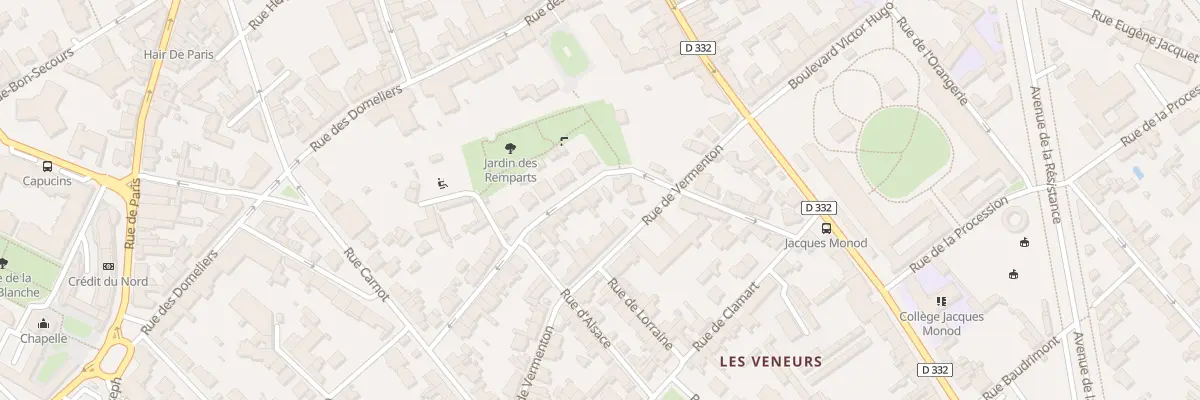 Plan du 9T Rue des Fossés à Compiègne