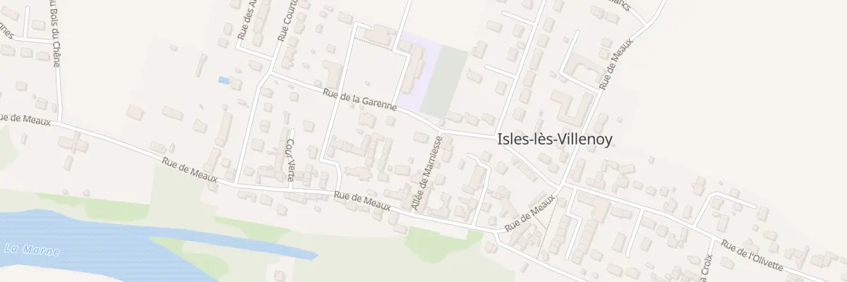Plan du 3 Rue de la Garenne à Isles-lès-Villenoy