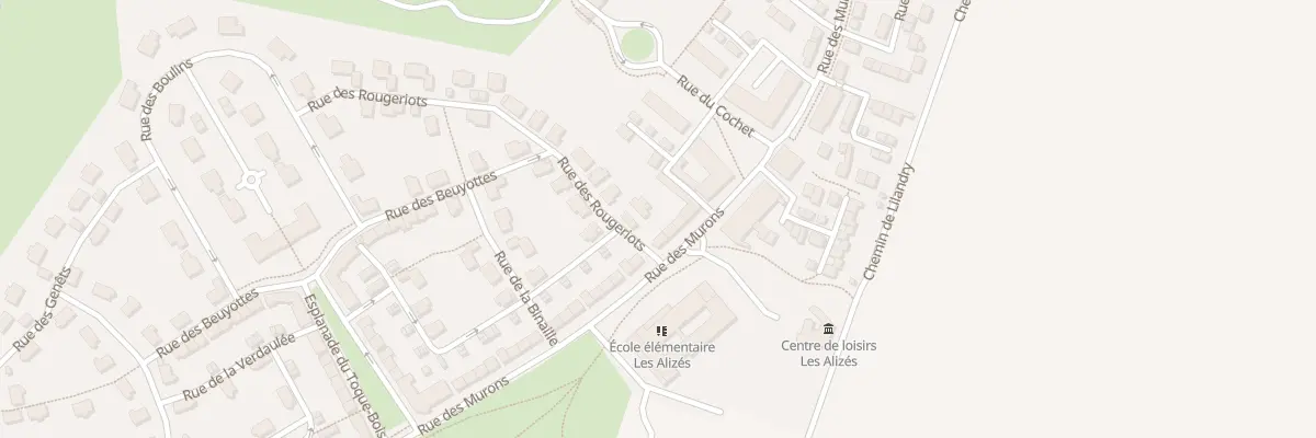 Plan du 5 Rue des Rougeriots à Bailly-Romainvilliers