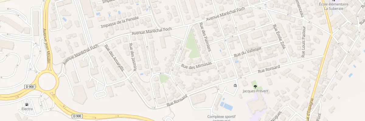 Plan du 23 Rue du Square au Boulou