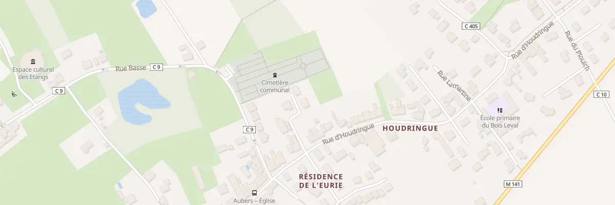 Plan du 9C Rue d’Houdringue à Aubers