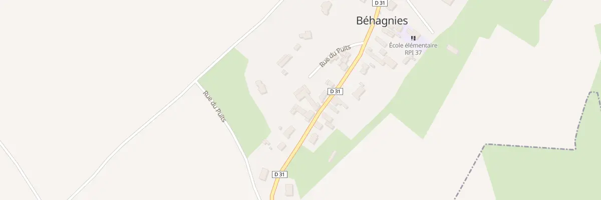 Plan du 10 Rue de Bihucourt à Béhagnies