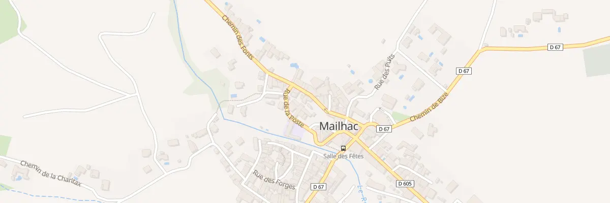 Plan du 22 Che des Fonts à Mailhac