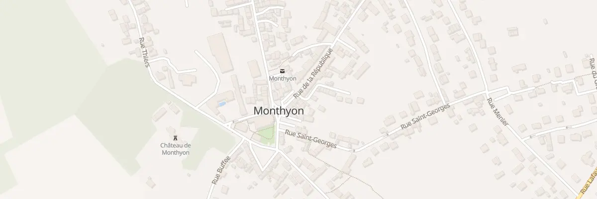 Plan du 14 Rue de la République à Monthyon