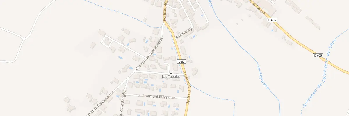 Plan du 4 Lot. Las Taoules à Mailhac