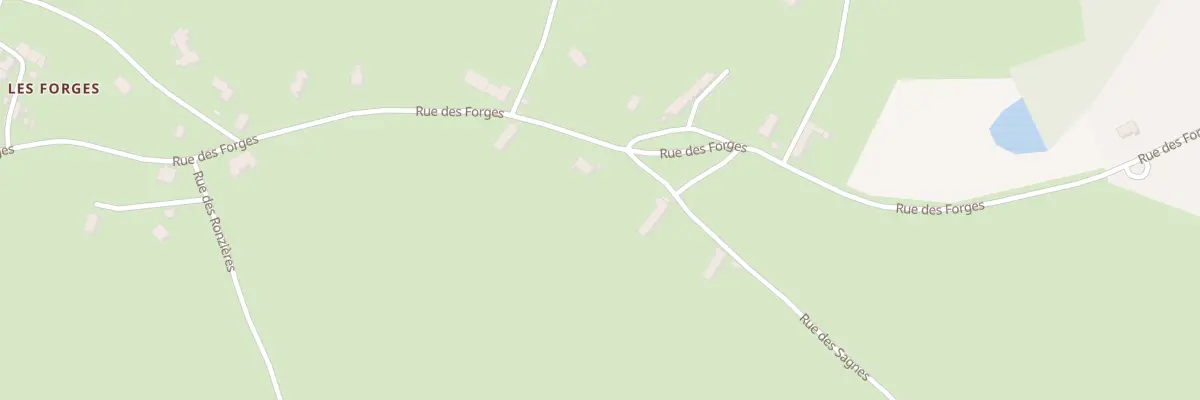 Plan du 9008 Rue des Ronzières à Saint-Éloy-les-Mines
