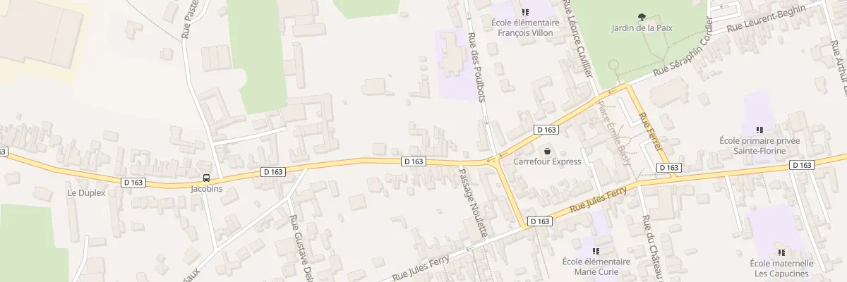 Plan du 23B Rue Jean Jaurès à Douvrin