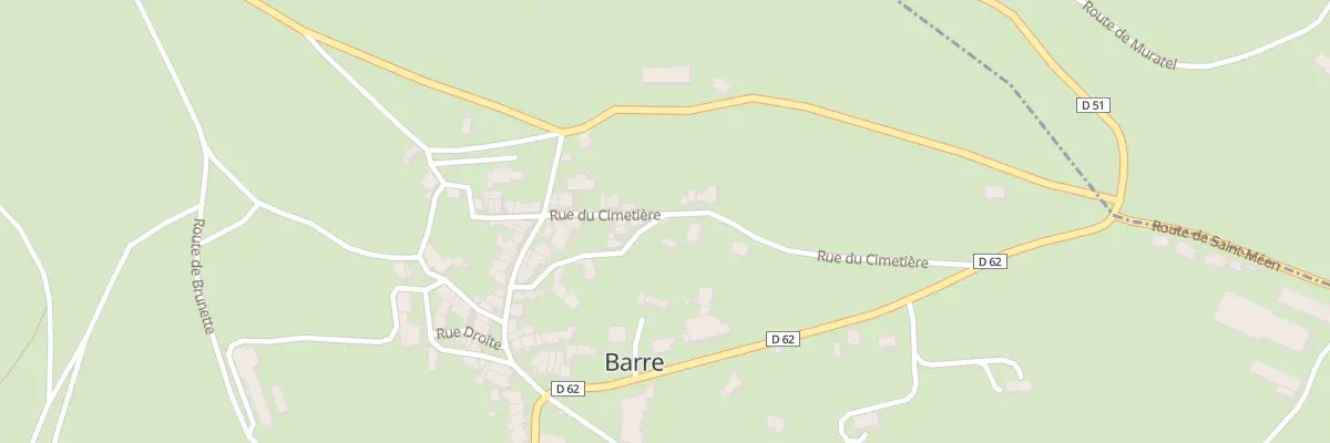 Plan du 1 Rue du Gassot à Barre
