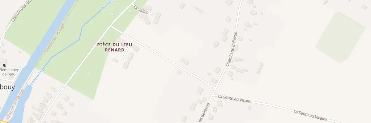 Plan du 225 Che du Lieu Renard à Montbouy