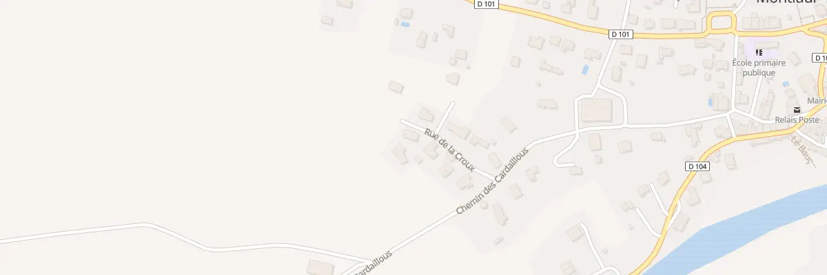 Plan du 5348 Rue de la Croux à Montlaur