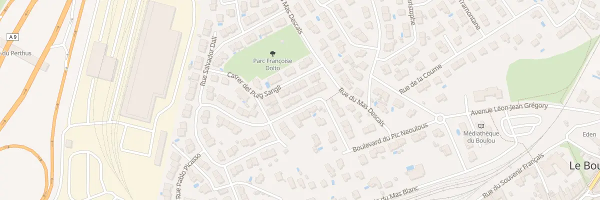Plan du 22 Rue Pablo Casals au Boulou