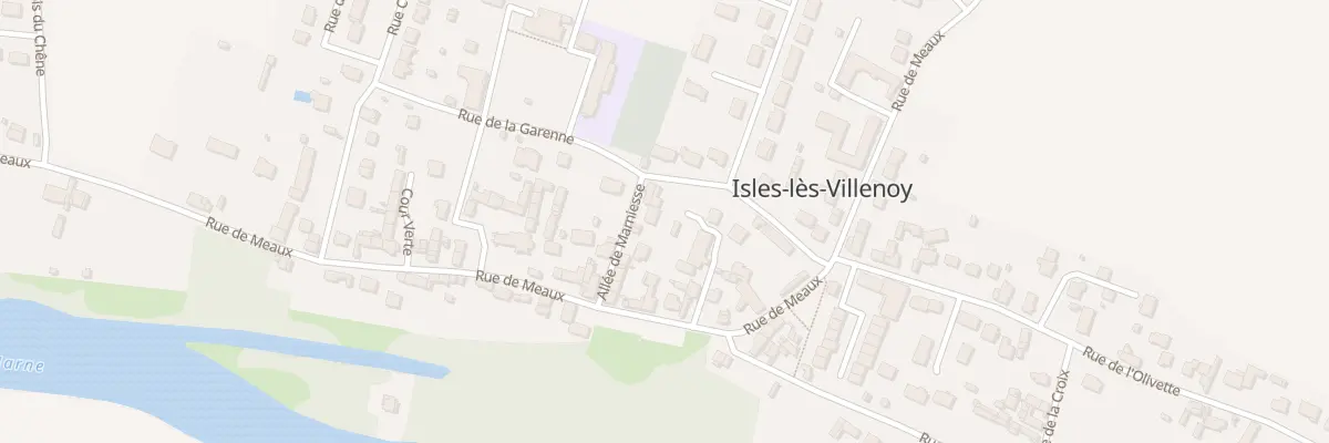 Plan du 12 All de Marniesse à Isles-lès-Villenoy
