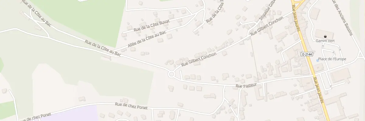 Plan du 42 Rue Gilbert Conchon à Saint-Éloy-les-Mines