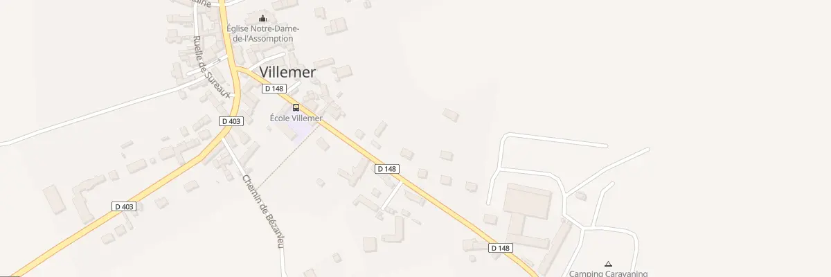 Plan du 17 Rue de la Mairie à Villemer