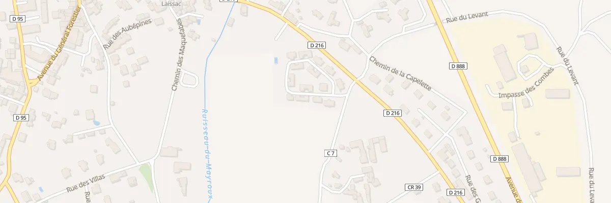 Plan du 5898 La Gailloliere à Laissac-Sévérac l’Église