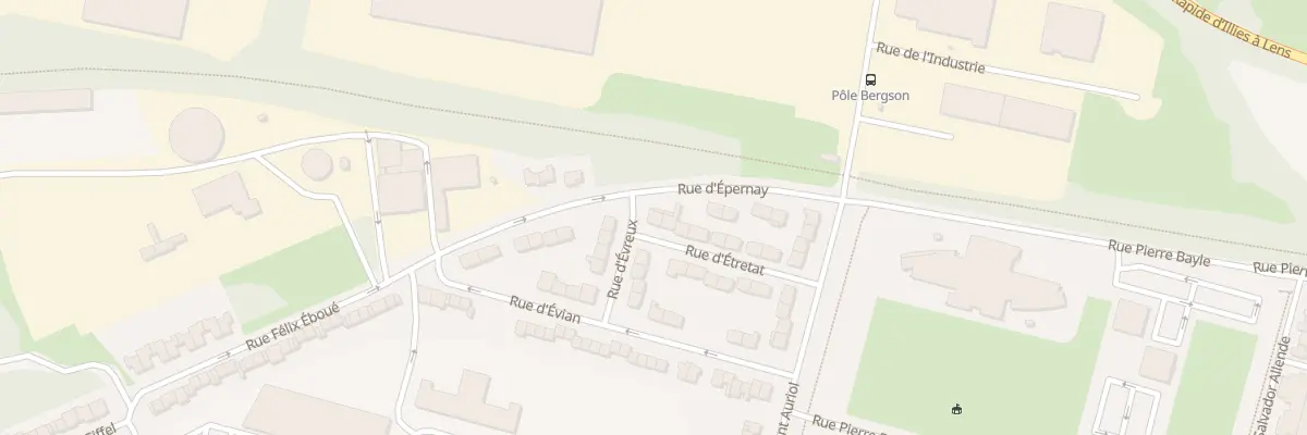 Plan du 16 Rue d’Etretat à Lens