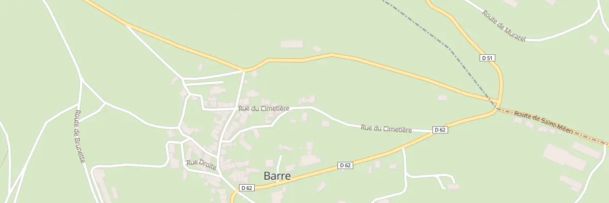Plan du 117 Rue du Cimetière à Barre