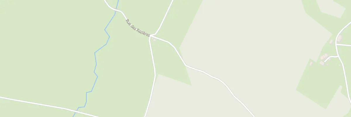 Plan du 416 Rue des Razières à Youx