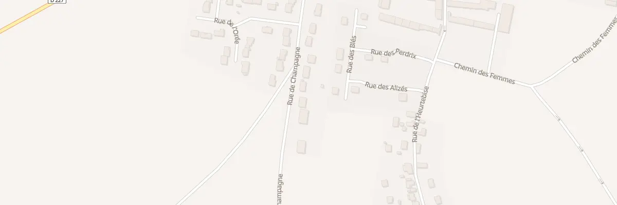 Plan du 21 Rue de Champagne à Machault