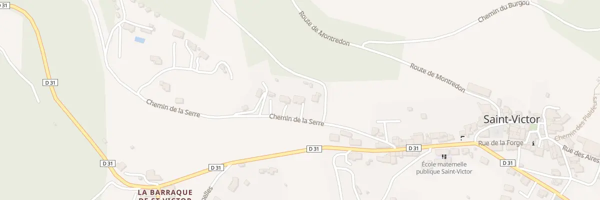 Plan du 5265 Saint Victor à Saint-Victor-et-Melvieu