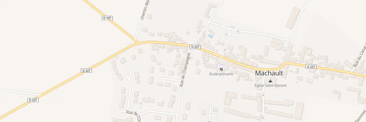 Plan du 4 Rue de Champagne à Machault