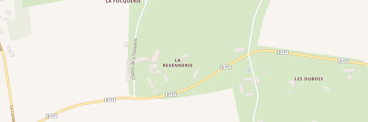 Plan du 1555 La Revennerie à Montcresson