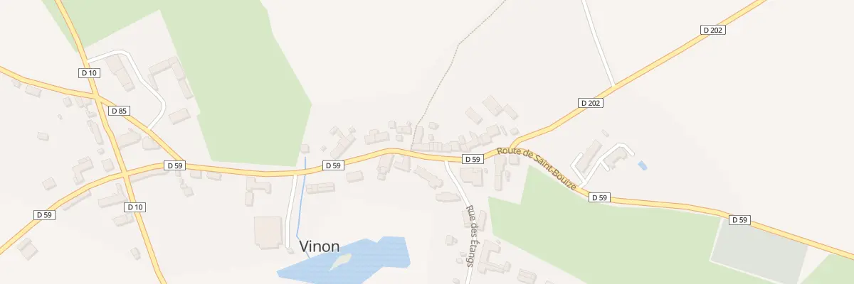 Plan du 23A Rte de Saint Bouize à Vinon