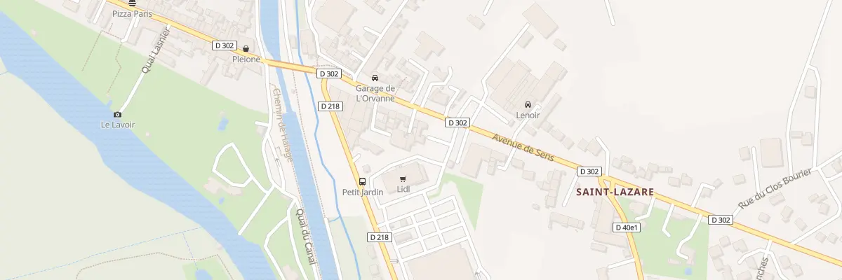 Plan du 18 Av de Sens à Moret-Loing-et-Orvanne