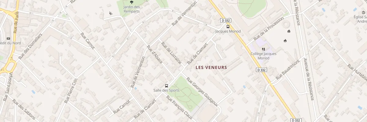 Plan du 14 Rue de Clamart à Compiègne