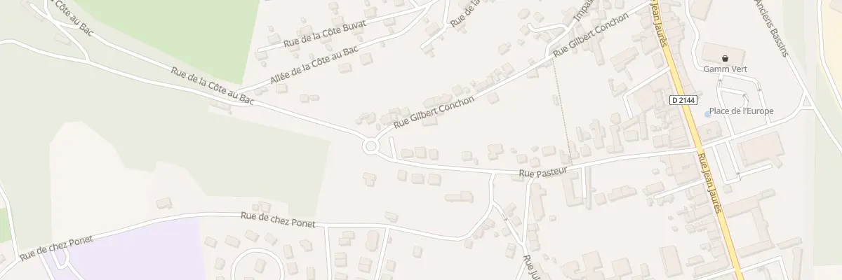 Plan du 44 Rue Pasteur à Saint-Éloy-les-Mines