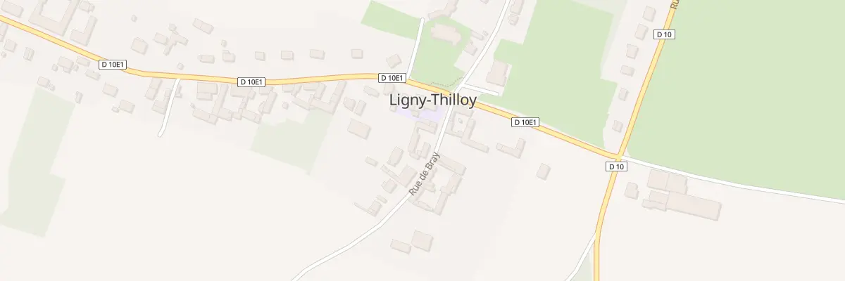 Plan du 2 Rue de Bray à Ligny-Thilloy