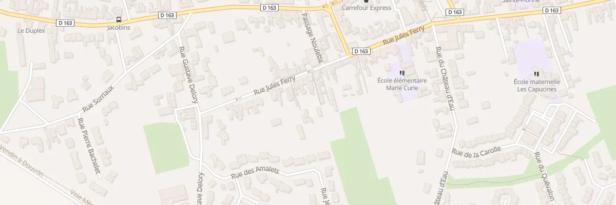 Plan du 40 Rue Jules Ferry à Douvrin