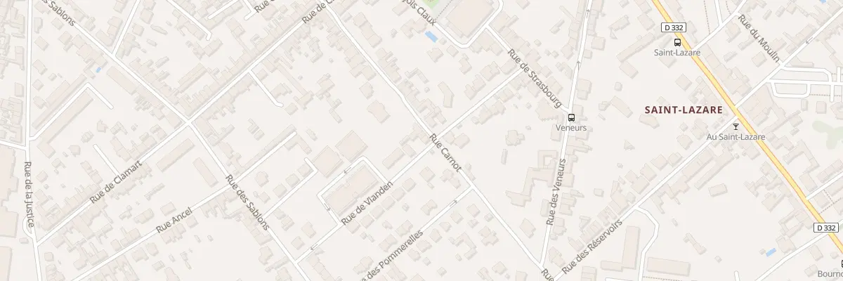 Plan du 70 Rue Carnot à Compiègne