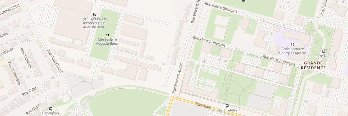 Plan du 5 Rue Vincent Auriol à Lens