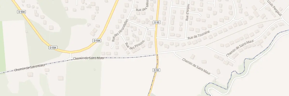 Plan du 5 Rue des Pinsons à Montry
