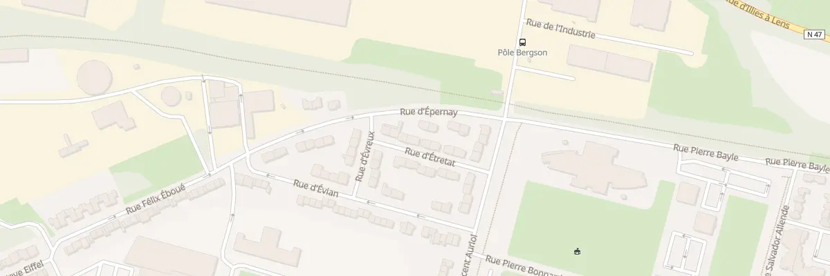 Plan du 10 Rue d’Etretat à Lens