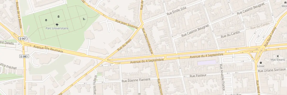 Plan du 81B Rue Decrombecque à Lens