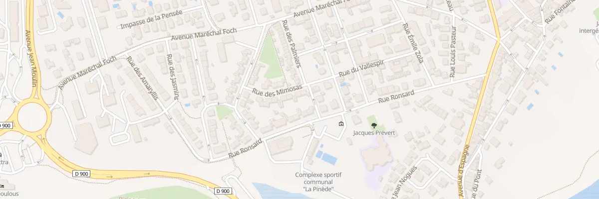 Plan du 44 Rue des Mimosas au Boulou
