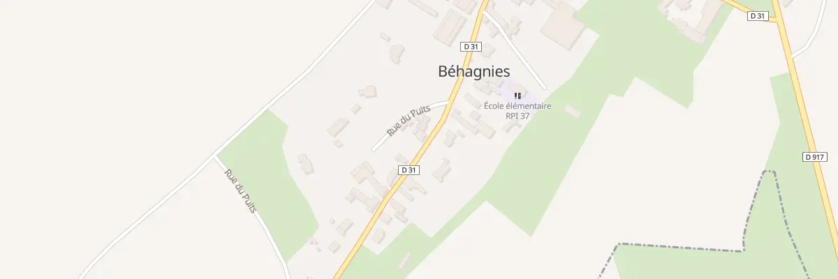 Plan du 4 Rue de Bihucourt à Béhagnies
