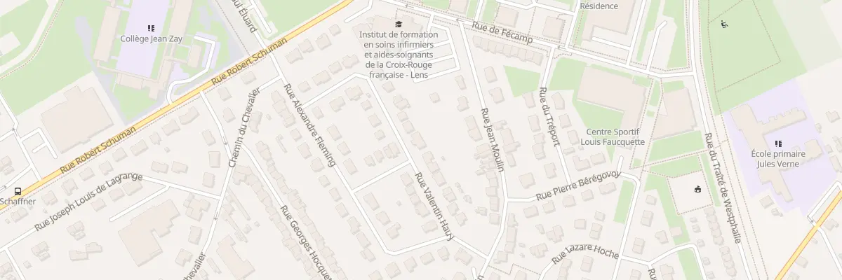 Plan du 21 Rue Valentin Hauy à Lens