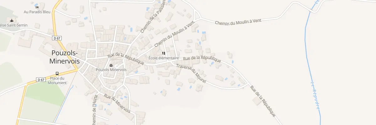 Plan du 7 Tra du Mourel à Pouzols-Minervois
