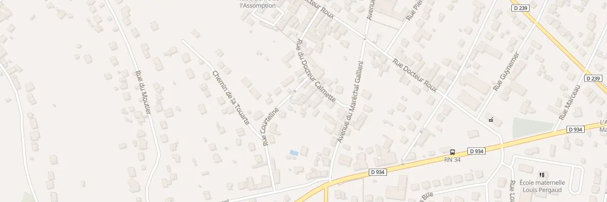 Plan du 24 Rue du Dr Calmette à Montry