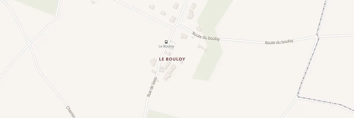 Plan du 2 Rue de Paley à Nanteau-sur-Lunain