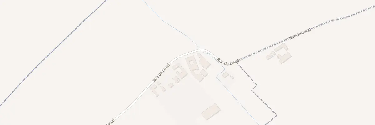 Plan du 266 Rue de Leval à Aubers