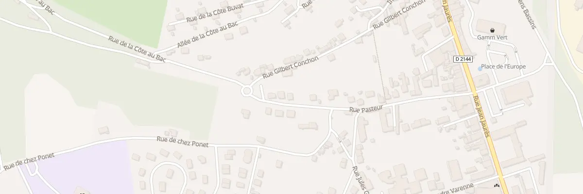 Plan du 42 Rue Pasteur à Saint-Éloy-les-Mines