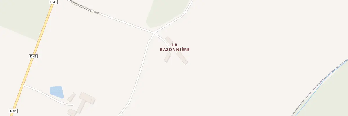 Plan du 5031 La Bazonnière à Escrignelles
