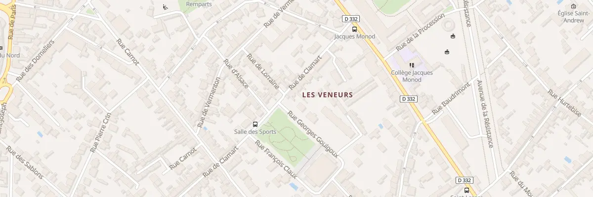 Plan du 15 Rue de Clamart à Compiègne
