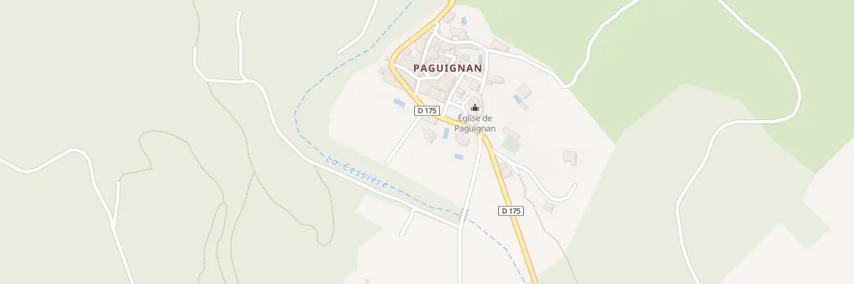 Plan du 3 Paguignan à Aigues-Vives