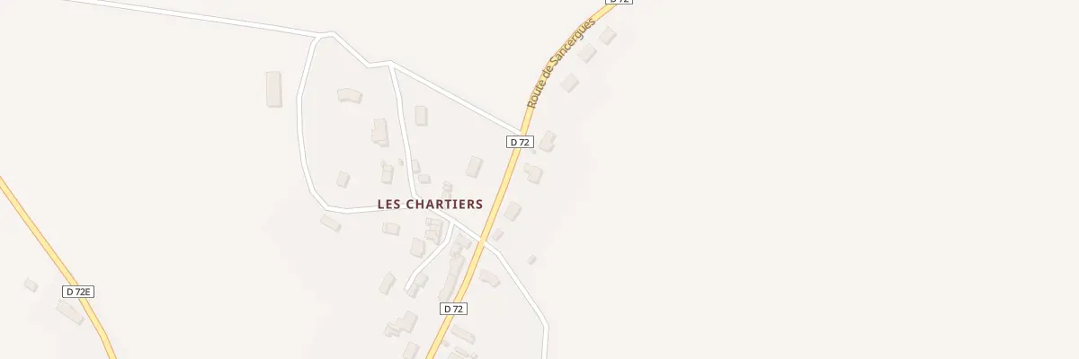 Plan du 16 Rte de Sancergues à Couy